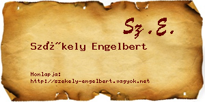 Székely Engelbert névjegykártya